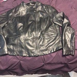 Leather jacket